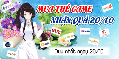 Mua Thẻ Game - Nhận Quà 20/10