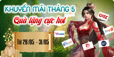 Khuyến Mãi Tháng 5 - Quà Tặng Cực Hot