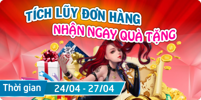 Tích Lũy Đơn Hàng - Nhận Ngay Quà Tặng