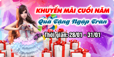 Khuyến Mãi Cuối Năm - Quà Tặng Ngập Tràn
