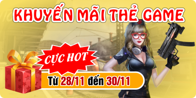 Khuyến Mãi Thẻ Game Cực Hot