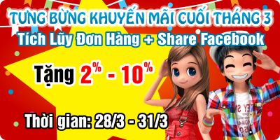 Tưng Bừng Khuyến Mãi Thẻ Game Cuối Tháng 3