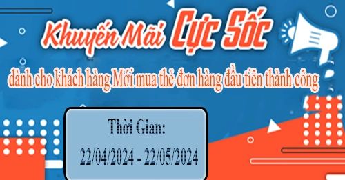 Khuyến Mãi Cực Sốc: Tặng Ngay 10% Đơn Hàng Mua Thẻ Thành Công Cho Khách Hàng Mới