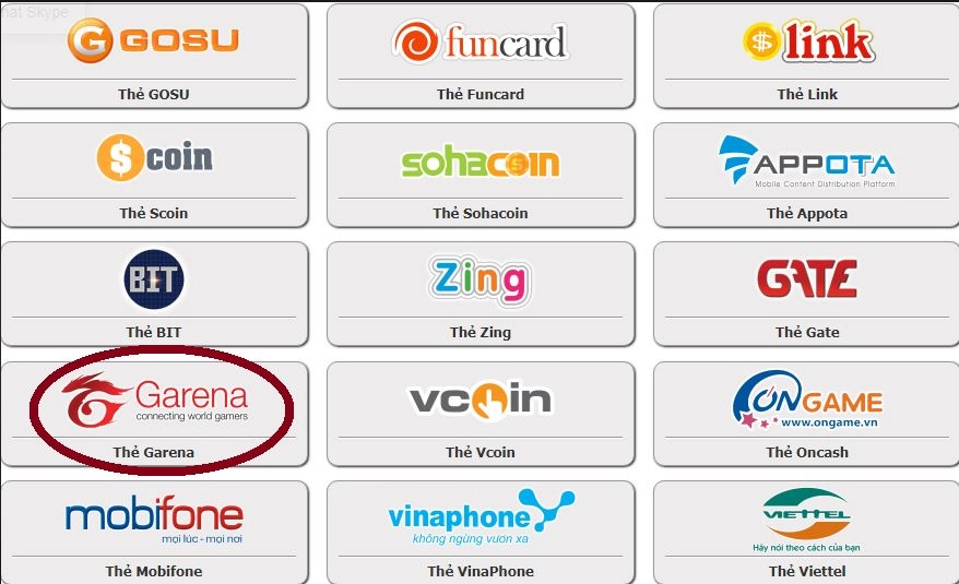 Nạp thẻ Garena tại Úc - Khuyến mãi đặc biệt, đừng bỏ lỡ!
